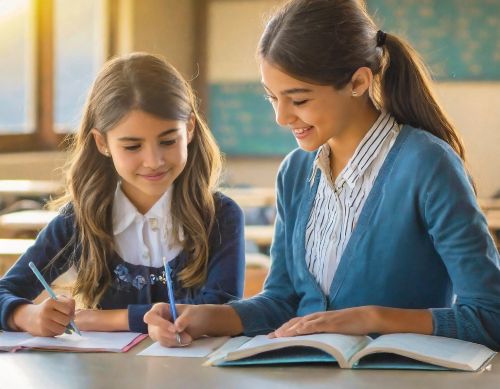 Studente e Mentore impegnati in una sessione di mentoring individuale