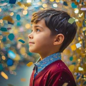 Bambino con autismo in un momento di introspezione. Immagine per blog di psicologia e pedagogia per l'infanzia e l'adolescenza.