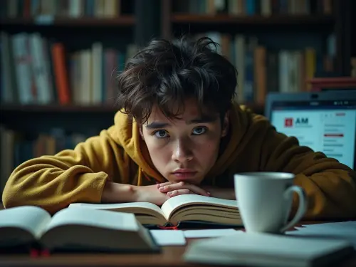 Preoccupazioni per un esame universitario
